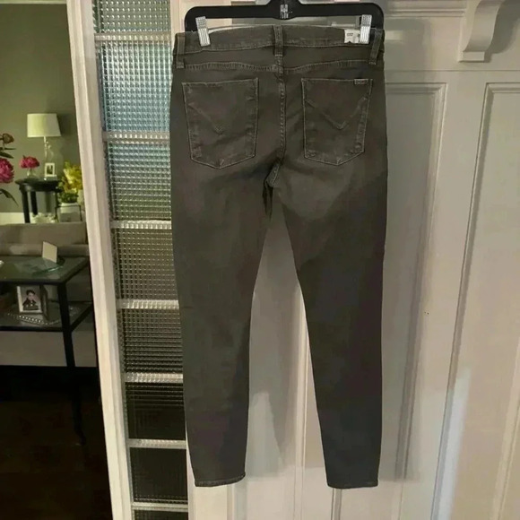 Hudson Krista Super skinny women’s jeans medium rise light wash gray size 29 - Picture 2 of 12